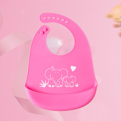 Oluuu. Baby Silikon Lätzchen mit Schutz