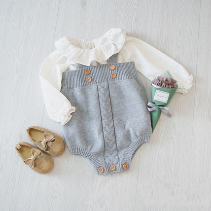 Oluuu. Strick-Baby-Overall