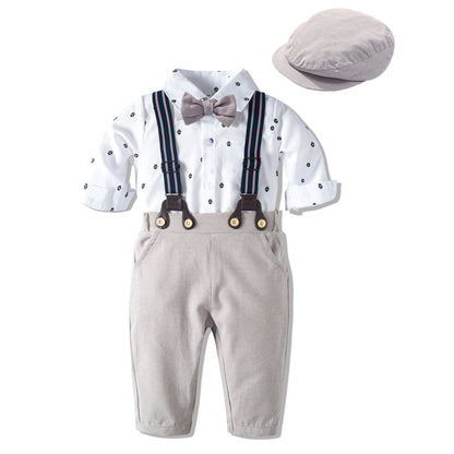 Oluuu. Baby Jungen Gentleman Anzug – Einteiler Romper