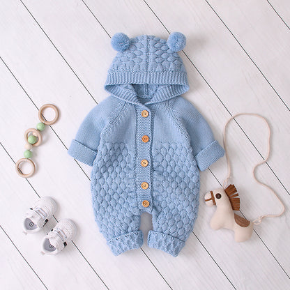 Oluuu. Baby Strick-Jumpsuit