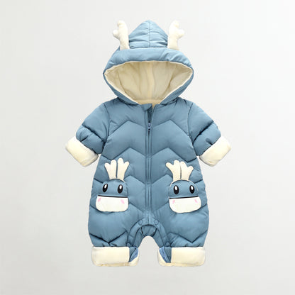Oluuu. Baby Einteiler Daunenjacke