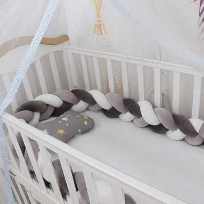 Oluuu. Baby Bumper Knoten Kissen für Kinderbett – Krippenschutz & Deko