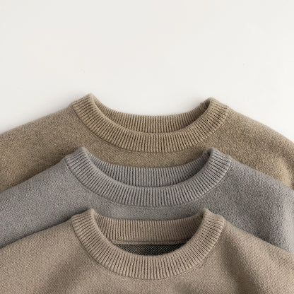 Oluuu. Kinder Pullover – Strick-Sweater für Baby Jungen und Mädchen