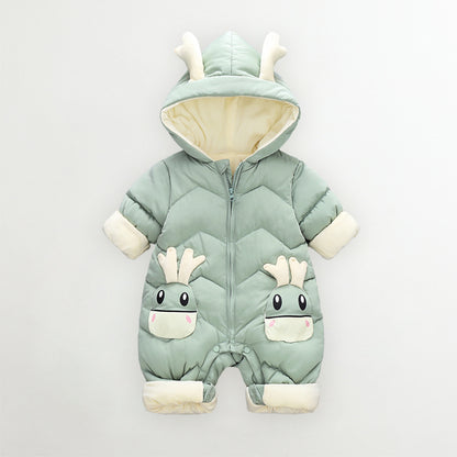 Oluuu. Baby Einteiler Daunenjacke