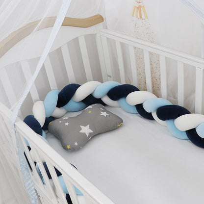 Oluuu. Baby Bumper Knoten Kissen für Kinderbett – Krippenschutz & Deko
