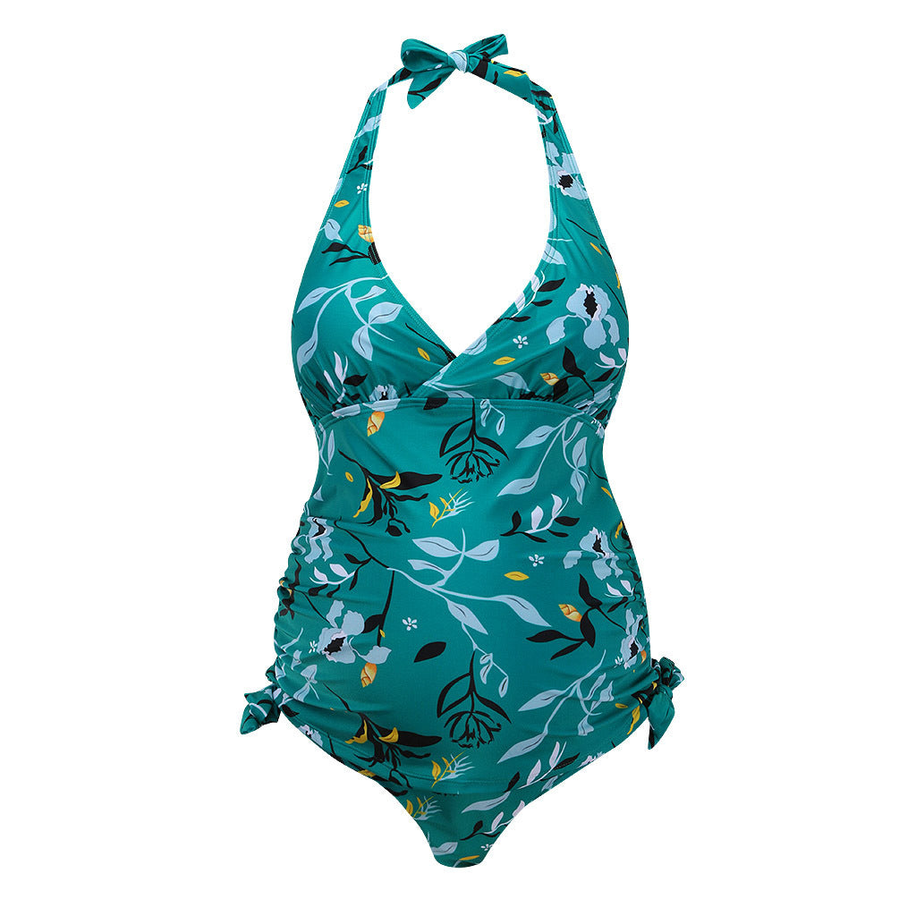 Oluuu. Plus-Size Schwimmbekleidung für Schwangere – Shorts-Schwimmanzug