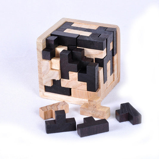 Oluuu. Kreatives 3D Puzzle – Luban Holzspielzeug, Interaktive Lernpuzzles für die frühe Bildung