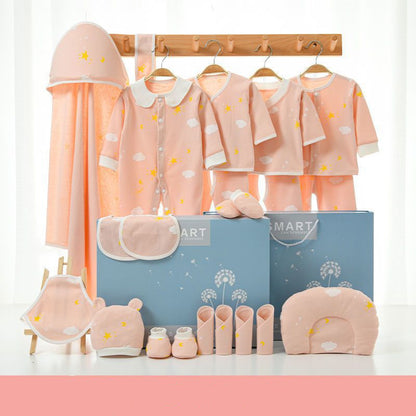 Oluuu. Pure Baumwolle Neugeborenen Geschenkbox – Frühling/Sommer Set, Vollmondgeschenk