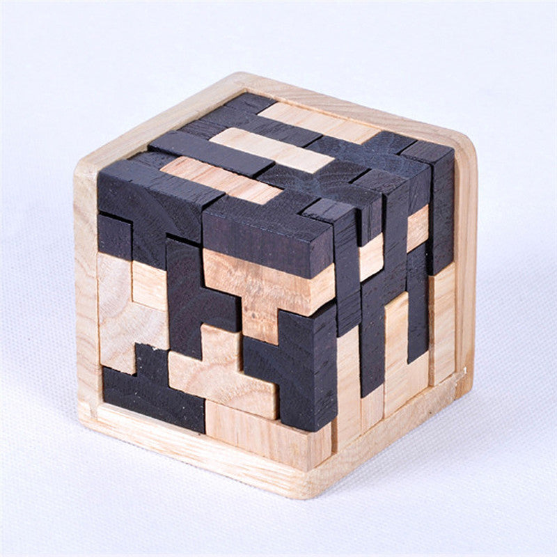 Oluuu. Kreatives 3D Puzzle – Luban Holzspielzeug, Interaktive Lernpuzzles für die frühe Bildung