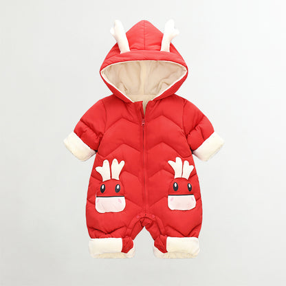 Oluuu. Baby Einteiler Daunenjacke