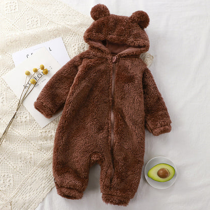 Oluuu. Baby Winter Overall: Kuscheliger Einteiler für Neugeborene, Warm und Weich