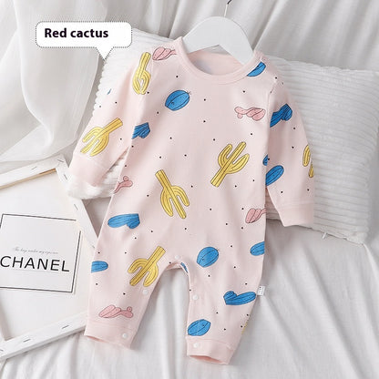 Oluuu. Herbstbekleidung – Baby Romper und Pyjama aus reinem Baumwollstoff