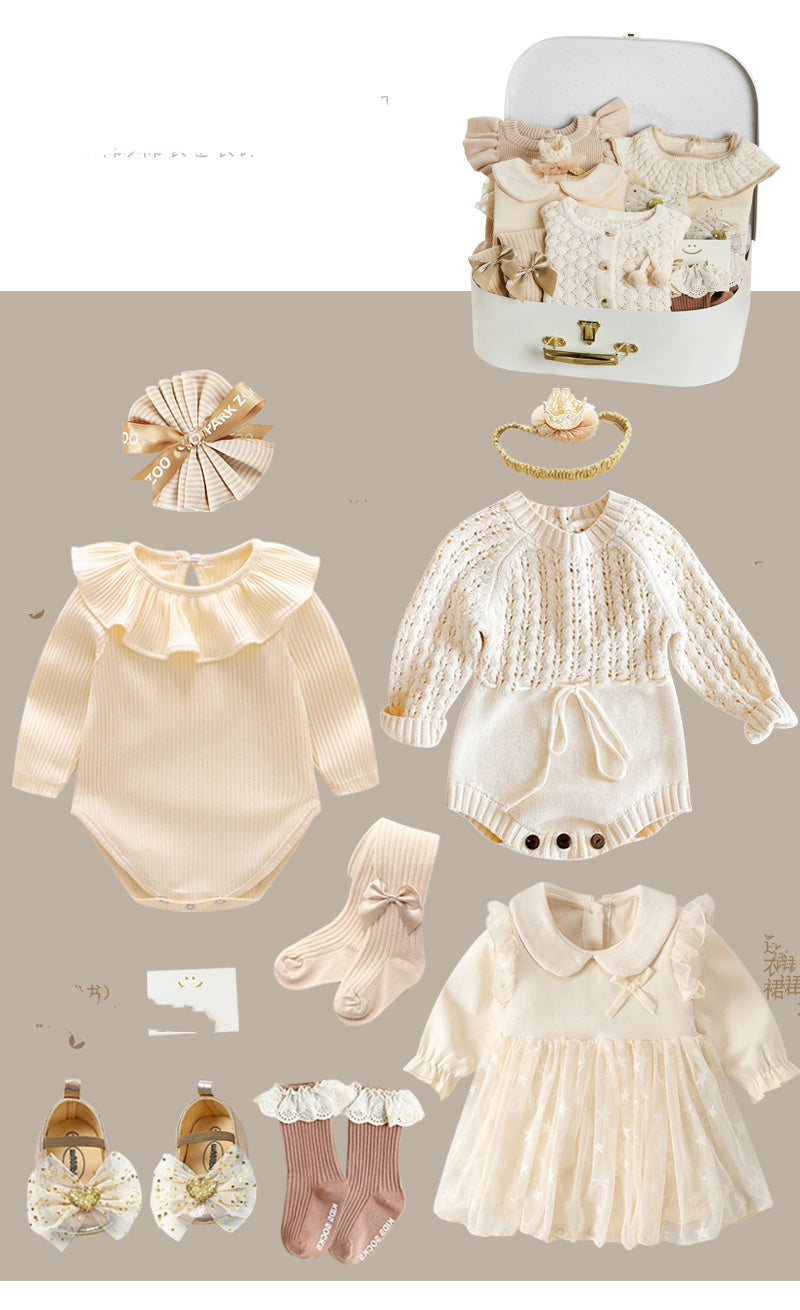 Oluuu. Neugeborenen Geschenkbox – Frühling/Sommer Set für Mädchen, Vollmondgeschenk