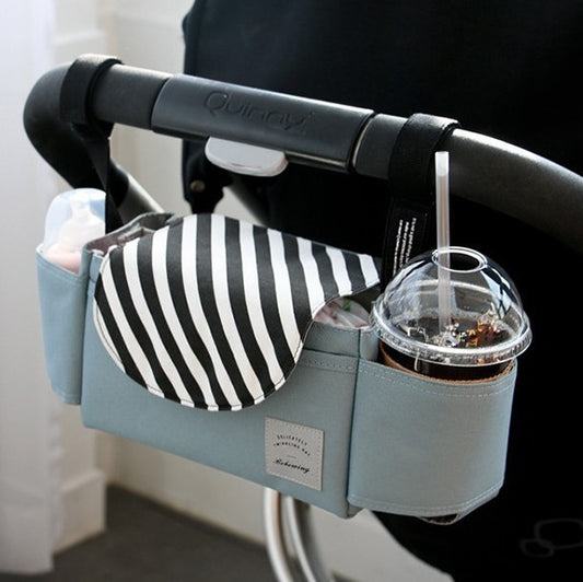 Oluuu. Multifunktionaler Baby-Kinderwagen-Organizer – Maternity Tasche & Becherhalter