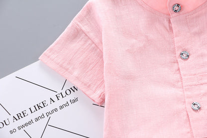 Oluuu. Baby Jungen Sommerbekleidung – Süßes Kurzarm-Shirt für Kinder