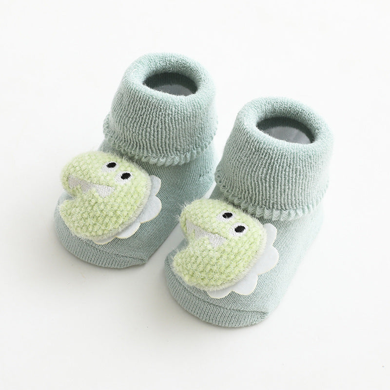 Oluuu. Baby Rutschsocken mit Plüsch und dicken Riegeln – Für sicheren Halt und Komfort