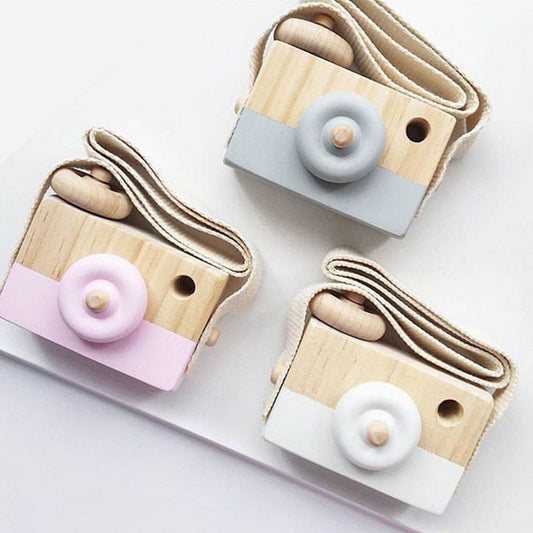 Oluuu. Niedliche Holz-Spielzeugkamera für Babys und Kinder