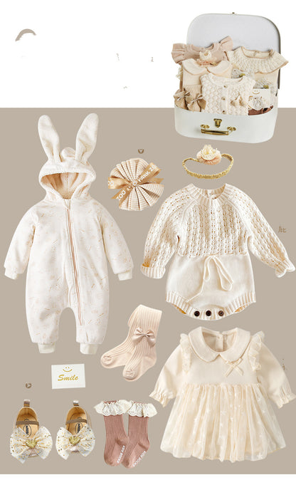 Oluuu. Neugeborenen Geschenkbox – Frühling/Sommer Set für Mädchen, Vollmondgeschenk