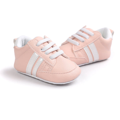 Oluuu. Baby Jungen & Mädchen Mokassins – Weiche, rutschfeste PU-Leder-Sneaker für Neugeborene