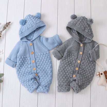 Oluuu. Baby Strick-Jumpsuit