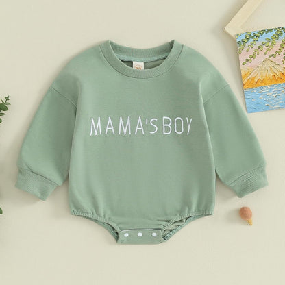 Oluuu. Baby Winter Jumpsuit – Romper mit Buchstaben-Print, Baby Bodysuit