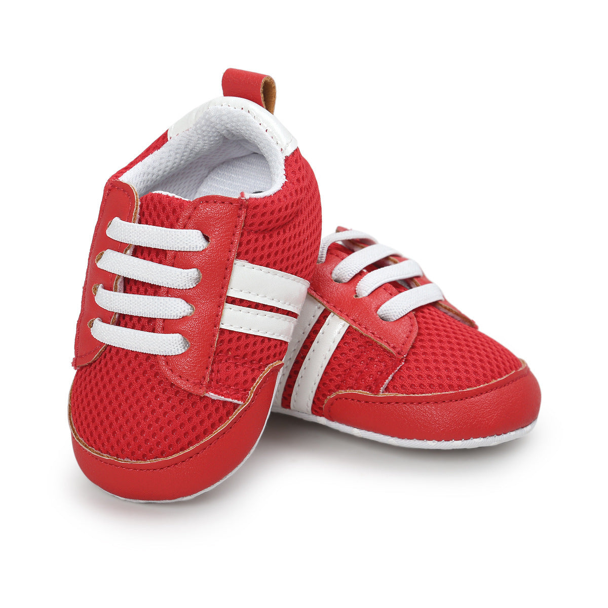 Oluuu. Baby Jungen & Mädchen Mokassins – Weiche, rutschfeste PU-Leder-Sneaker für Neugeborene