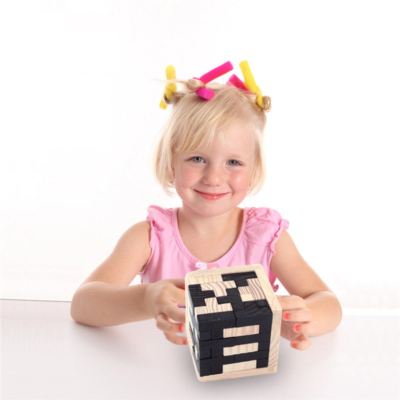 Oluuu. Kreatives 3D Puzzle – Luban Holzspielzeug, Interaktive Lernpuzzles für die frühe Bildung