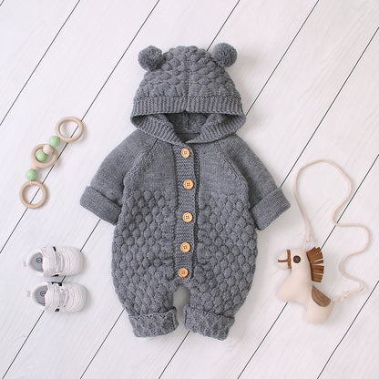 Oluuu. Baby Strick-Jumpsuit