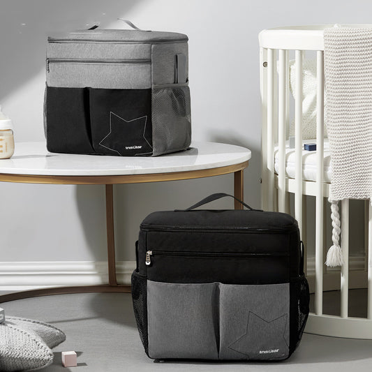Oluuu. Wasserdichter Rucksack mit großer Kapazität – Tragbare Mama-Baby Ausflugs Tasche