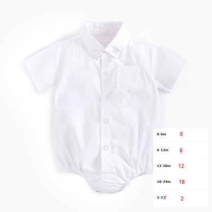 Oluuu. Baby Jungen Shirt: Kurzarm Babyshirt aus Baumwolle für Neugeborene