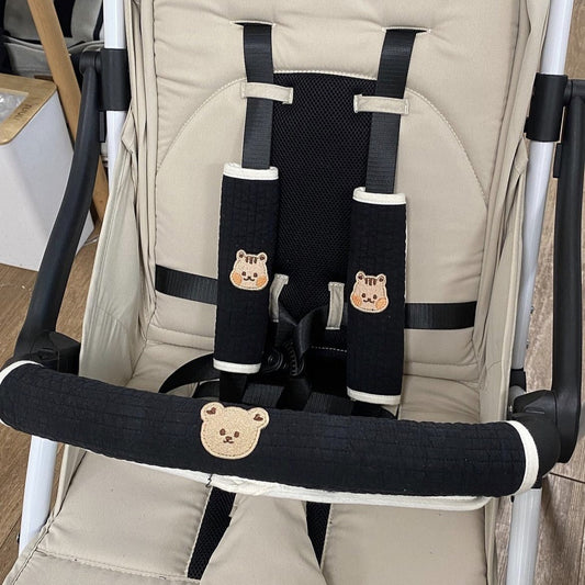 Oluuu. Schutzüberzug für Babywagen-Handbalken – Armlehnenabdeckung für mehr Komfort und Sicherheit