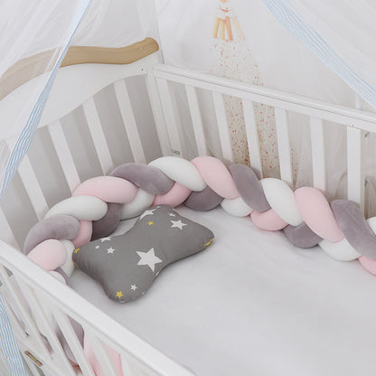 Oluuu. Baby Bumper Knoten Kissen für Kinderbett – Krippenschutz & Deko