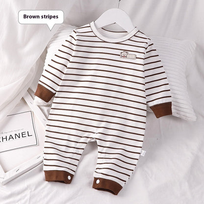 Oluuu. Herbstbekleidung – Baby Romper und Pyjama aus reinem Baumwollstoff