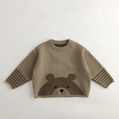 Oluuu. Kinder Pullover – Strick-Sweater für Baby Jungen und Mädchen