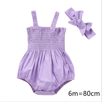 Oluuu. Baby Mädchen 2-teiliges Sommer-Outfit, ärmelloses Frill Top mit Shorts