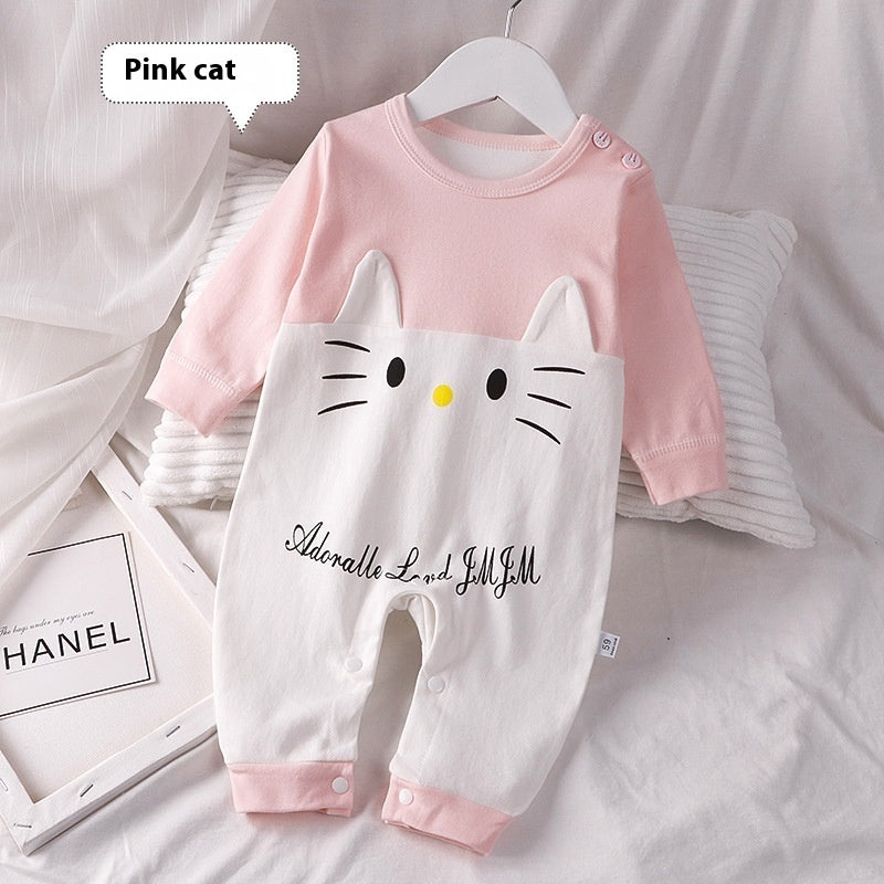 Oluuu. Herbstbekleidung – Baby Romper und Pyjama aus reinem Baumwollstoff