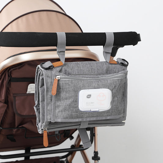 Oluuu. Wasserdichte Wickelunterlage mit Stauraum – Multifunktionale Baby-Umklebetisch-Aufbewahrung