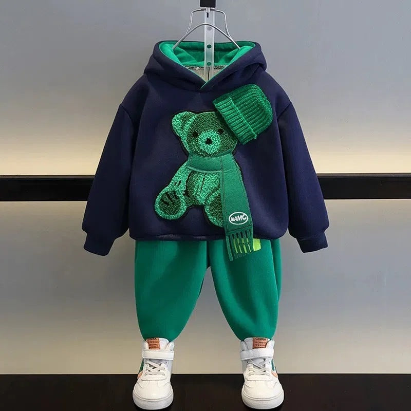 Oluuu. Mode Set für Jungen und Mädchen – Sportlicher Pullover für Kinder im Frühling und Herbst