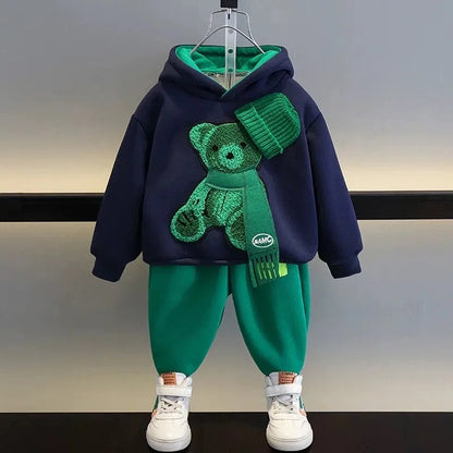 Oluuu. Mode Set für Jungen und Mädchen – Sportlicher Pullover für Kinder im Frühling und Herbst