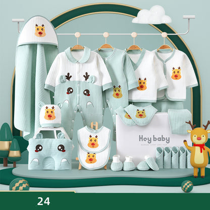Oluuu. Baby Geschenkbox aus reiner Baumwolle – Perfektes Set für Neugeboren