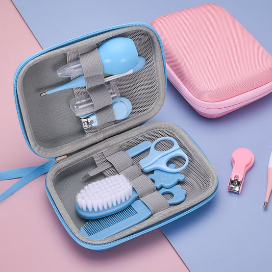 Oluuu. 8-teiliges Babypflege-Set – Thermometer, Nagelschneider & mehr für Neugeborene