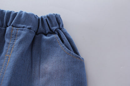 Oluuu. Baby Jungen Sommerbekleidung – Süßes Kurzarm-Shirt für Kinder