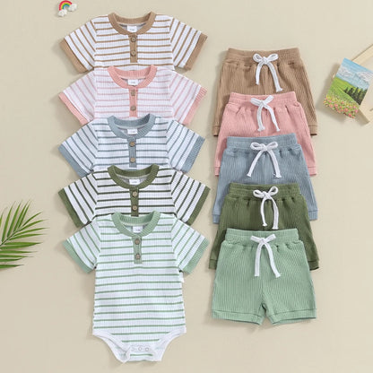 Oluuu. Baby Jumpsuit – Kurzärmeliger Romper für Kleinkinder