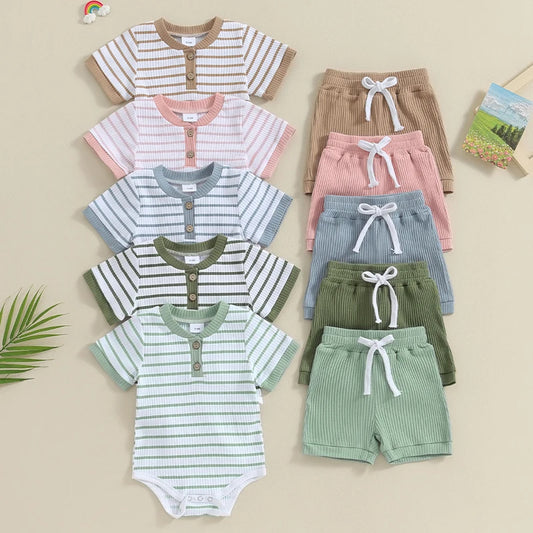 Oluuu. Baby Jumpsuit – Kurzärmeliger Romper für Kleinkinder