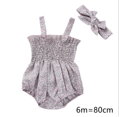 Oluuu. Baby Mädchen 2-teiliges Sommer-Outfit, ärmelloses Frill Top mit Shorts