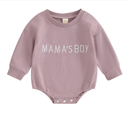 Oluuu. Baby Winter Jumpsuit – Romper mit Buchstaben-Print, Baby Bodysuit