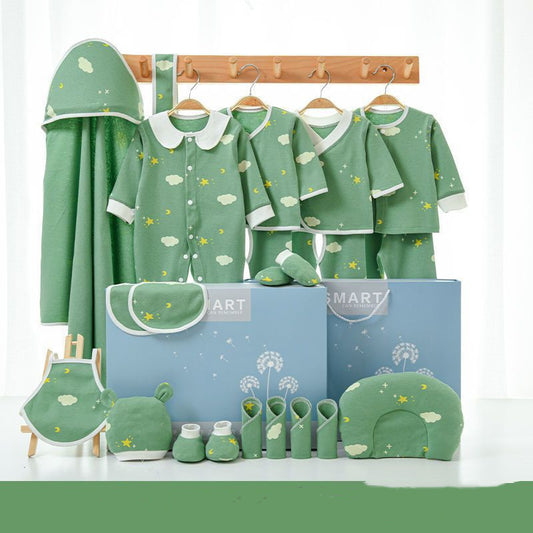 Oluuu. Pure Baumwolle Neugeborenen Geschenkbox – Frühling/Sommer Set, Vollmondgeschenk