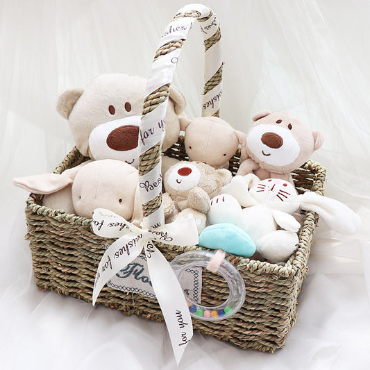 Oluuu. Neugeborenen Baby Spielzeug Set aus Buntbaumwolle – Geschenkbox