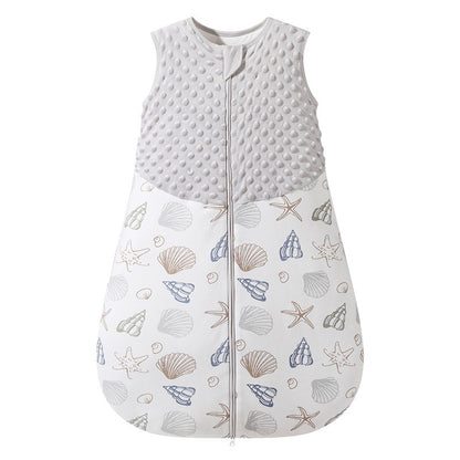 Oluuu. Reine Baumwoll-Babyschlafsack im Westenstil – Komfort und Sicherheit für Neugeborene