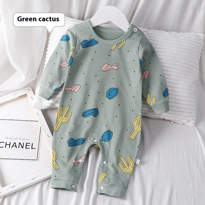 Oluuu. Herbstbekleidung – Baby Romper und Pyjama aus reinem Baumwollstoff